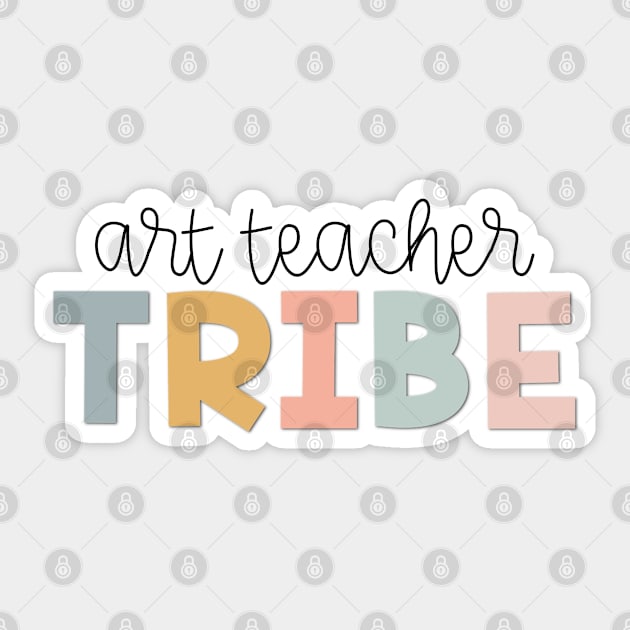 Art Teacher Tribe Muted Pastels Sticker by broadwaygurl18